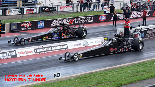 Shawn Cowie - T/AD (near lane) vs 
Joey Severance - T/AD (far lane)